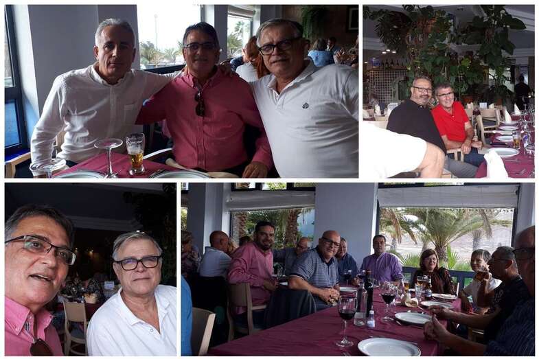 Imágenes del encuentro de exjugadores de la UD Telde (Foto TA)